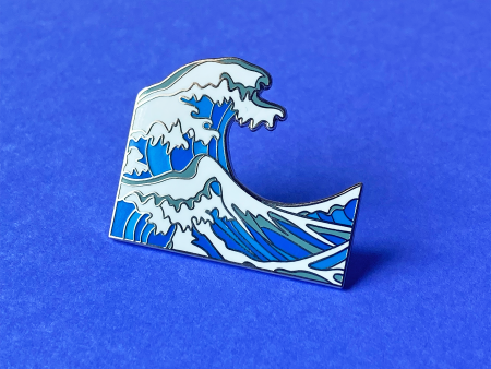 Great Wave Pin Cheap