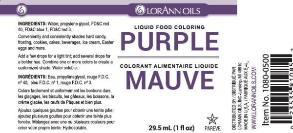 Purple Liquid Food Color - Liquid Food Coloring - 4 oz, 1 Gallon Hot on Sale