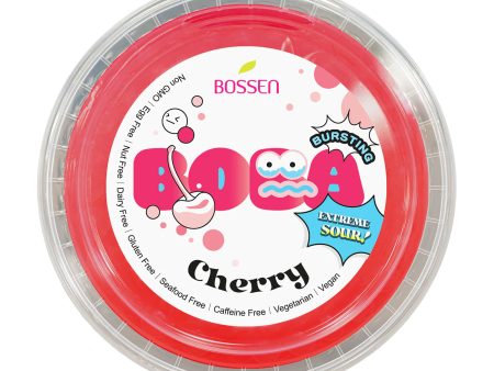 Cherry Sour Bursting Boba | Sour Popping Boba | Foodservice Canada Distribution Online Sale