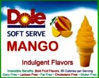 Dole Mango Soft Serve Mix - 4.4 Lbs. Bag - Case (4 X 4.4lb Bags) Supply