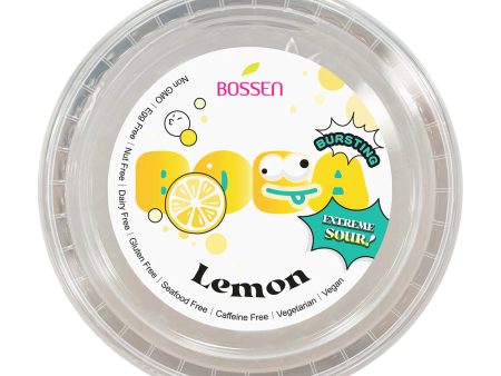 Lemon Sour Bursting Boba | Sour Popping Boba | Foodservice Canada Distribution Online Sale