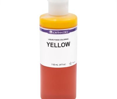 Yellow Liquid Food Color - Liquid Food Coloring - 4 oz, 1 Gallon Online Hot Sale