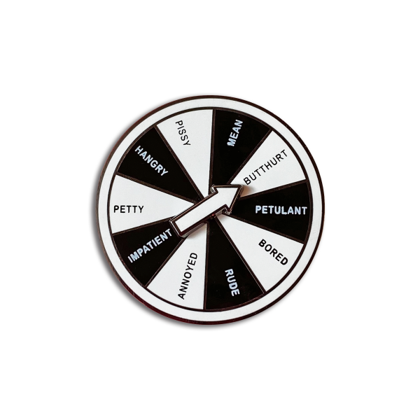 Butthurt Wheel Pin [Spins!] Online Hot Sale