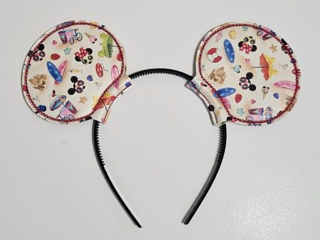 Interchangeable Ears - Mickey and Minnie Beach Theme on Sale