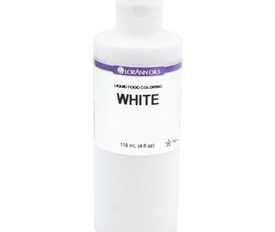 White Liquid Food Color - Liquid Food Coloring - 4 oz, 1 Gallon on Sale