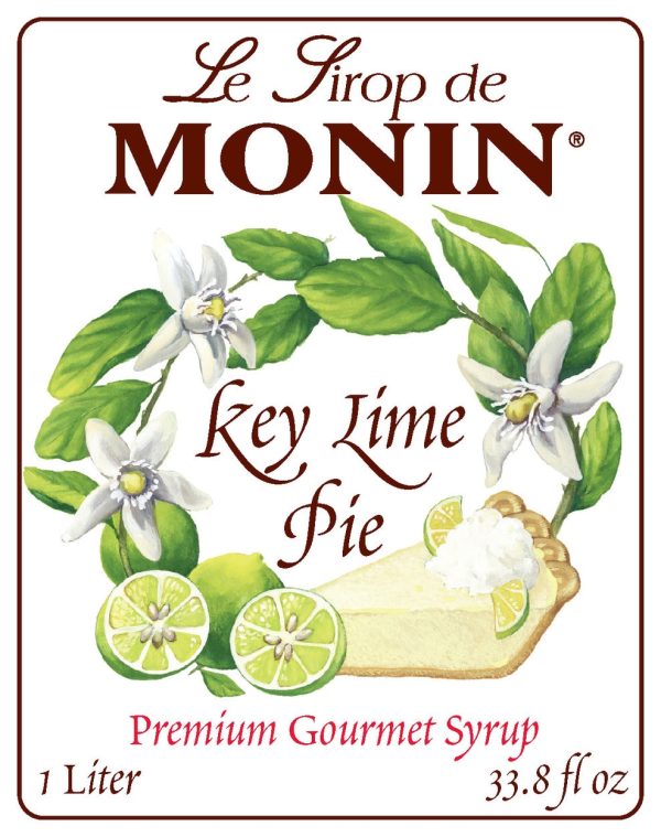 Key Lime Pie - Monin - Premium Syrups and Flavourings - 4 x 1 L per case Supply