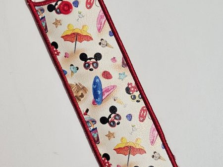 Straw Holder- Mickey & Minnie Beach Theme For Discount