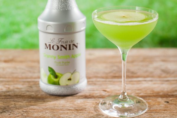 Granny Smith Apple Purée - Monin - Premium Fruit Purees - 4 x 1L Plastic Bottle Cheap