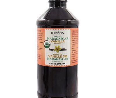 Organic Madagascar Vanilla Extract - 4 oz. - 16 oz. - 1 Gallon - 5 Gallons Online Hot Sale