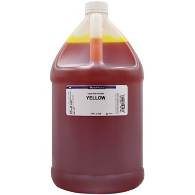 Yellow Liquid Food Color - Liquid Food Coloring - 4 oz, 1 Gallon Online Hot Sale