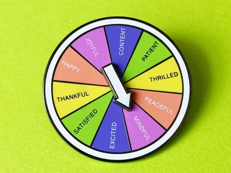 Mindfulness Wheel Pin [Spins!] on Sale