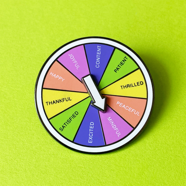 Mindfulness Wheel Pin [Spins!] on Sale