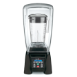 MX1500XTX Heavy-Duty Reprogrammable Blender with Sound Enclosure &  The Raptor  64 oz Copolyester Jar by Waring Commercial Hot on Sale