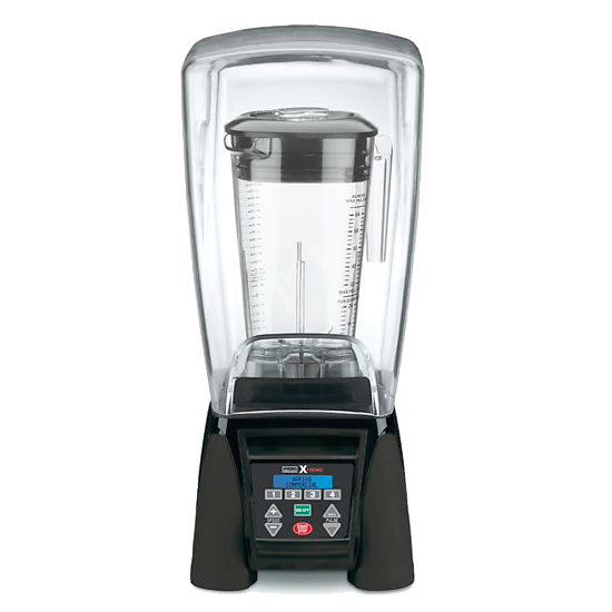 MX1500XTX Heavy-Duty Reprogrammable Blender with Sound Enclosure &  The Raptor  64 oz Copolyester Jar by Waring Commercial Hot on Sale