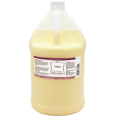 Orange (Natural) Bakery Emulsion - 4 oz. - 16 oz. - 1 Gallon - 5 Gallons - Bakery Emulsions Canada For Cheap