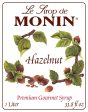 Hazelnut - Monin - Premium Syrups and Flavourings - 4 x 1 L per case Fashion