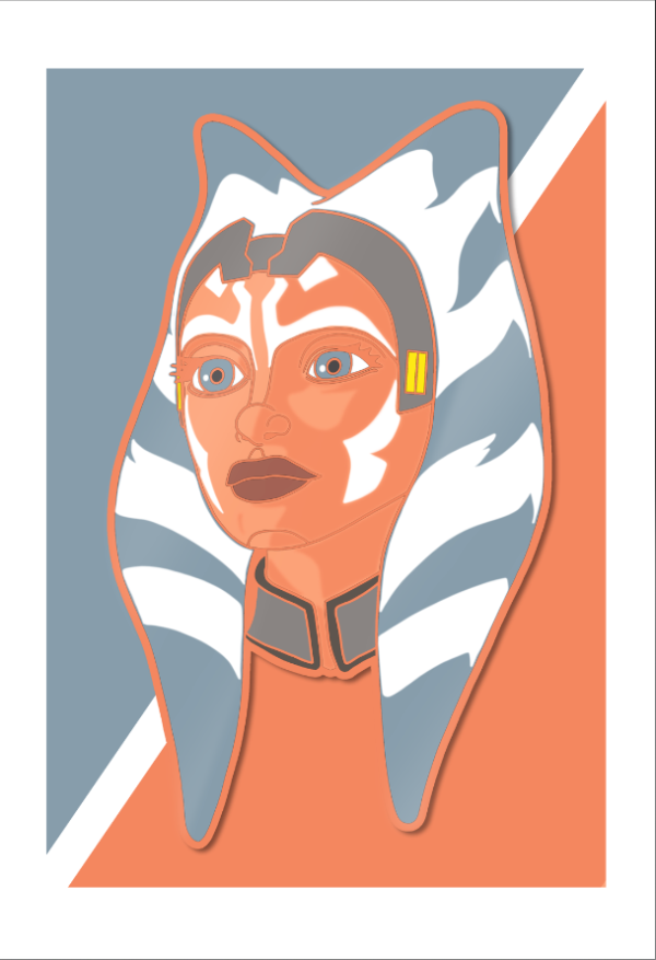 Ahsoka Portrait 19x13 Print Online Hot Sale