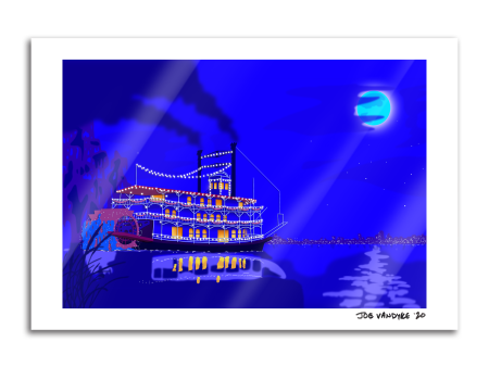 New Orleans 13x19 Print Hot on Sale