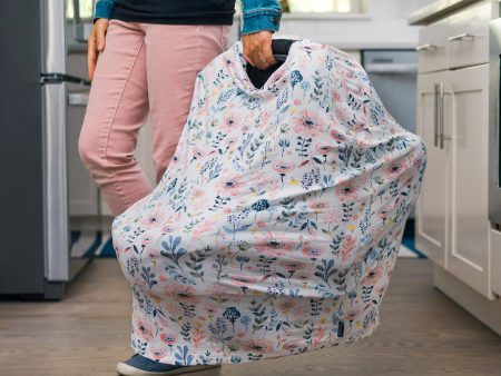 Poppies Floral 5-in-1 Multi-Use Nursing Cover For Discount