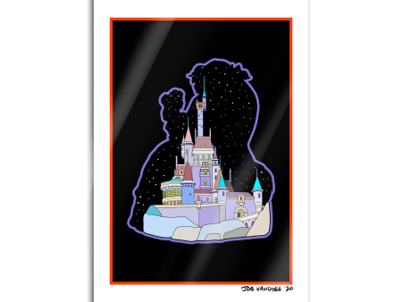 Beast s Castle 19x13 Print Hot on Sale