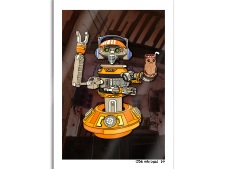 Cantina DJ 19x13 Print Online Hot Sale