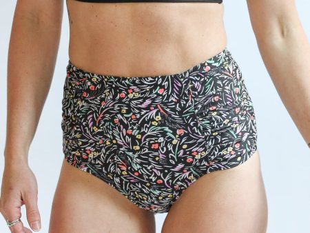 Moderate Coverage High Waist Bikini Bottoms For Sale