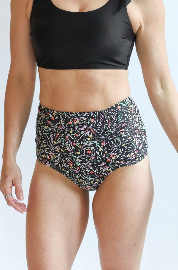 Moderate Coverage High Waist Bikini Bottoms For Sale