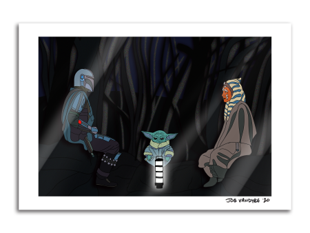 Jedi Camp 13x19 Print For Cheap