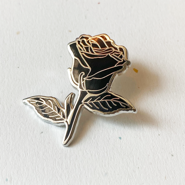 Black Rose Pin Online now