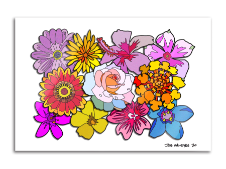 Gorgeous Flowers 13x19 Print Fashion