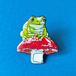 Mushroom Frog Pin Online