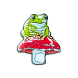 Mushroom Frog Pin Online