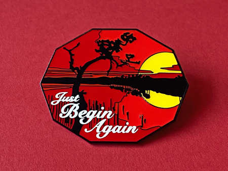 Begin Again Pin on Sale