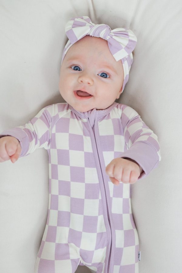 PERIWINKLE CHECKERS DREAM ROMPER Fashion