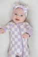 PERIWINKLE CHECKERS DREAM ROMPER Fashion