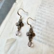 clover earrings : faceted fluorite & antiqued bronze Sale