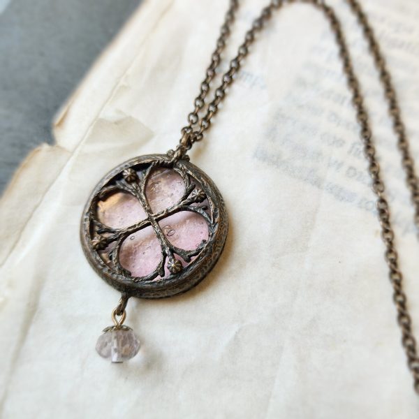 rosea - floriated clover miracle window amulet For Cheap