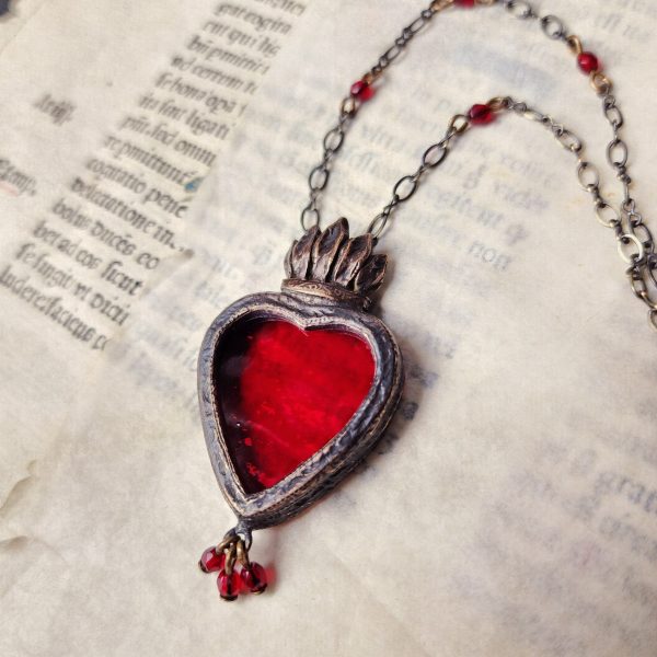 trinitas - a sacred heart amulet For Cheap