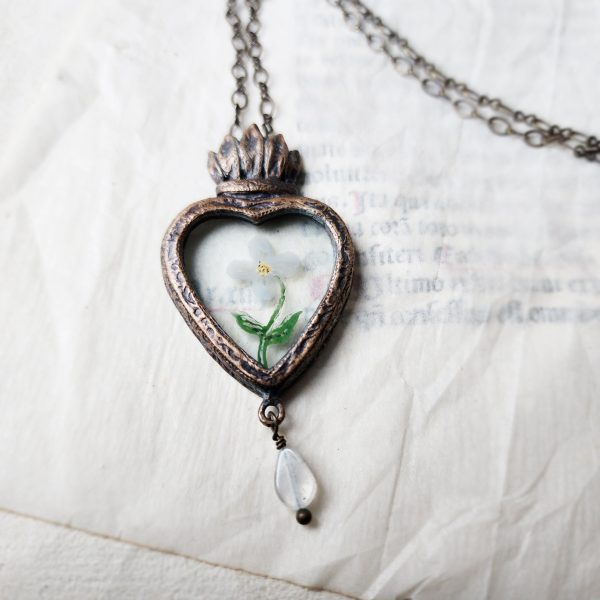 fragilis folium - sacred heart amulet For Discount