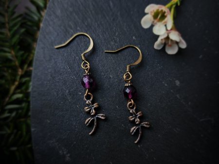 joyeux mille-fleurs earrings with fluorite Online Sale